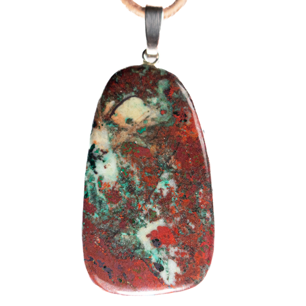 Sonora Sunrise  (Chrysocoll-Cupriet)  hanger  | 5,6 x 2,5 cm 1x UNIEK