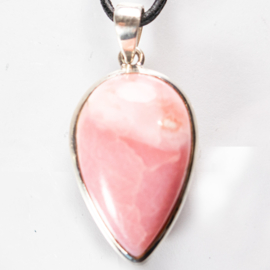 Opaal, "Andes Pink Opaal" Zilveren hanger | 1x UNIEK