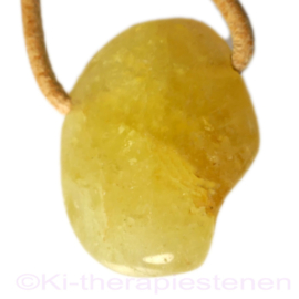 Danburiet (Agni-goud) geboorde hanger per st.*