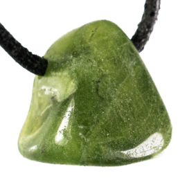 Vesuvianiet - Idokraas L. 2 cm hanger per st.