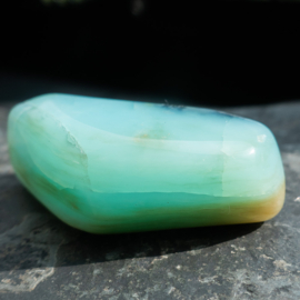 Opaal, "Andesopaal Blauw"  trommelsteen (XXL) │ 1x UNIEK