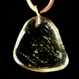 Libisch Woestijnglas - Goud Tektiet  hanger │ 1x UNIEK