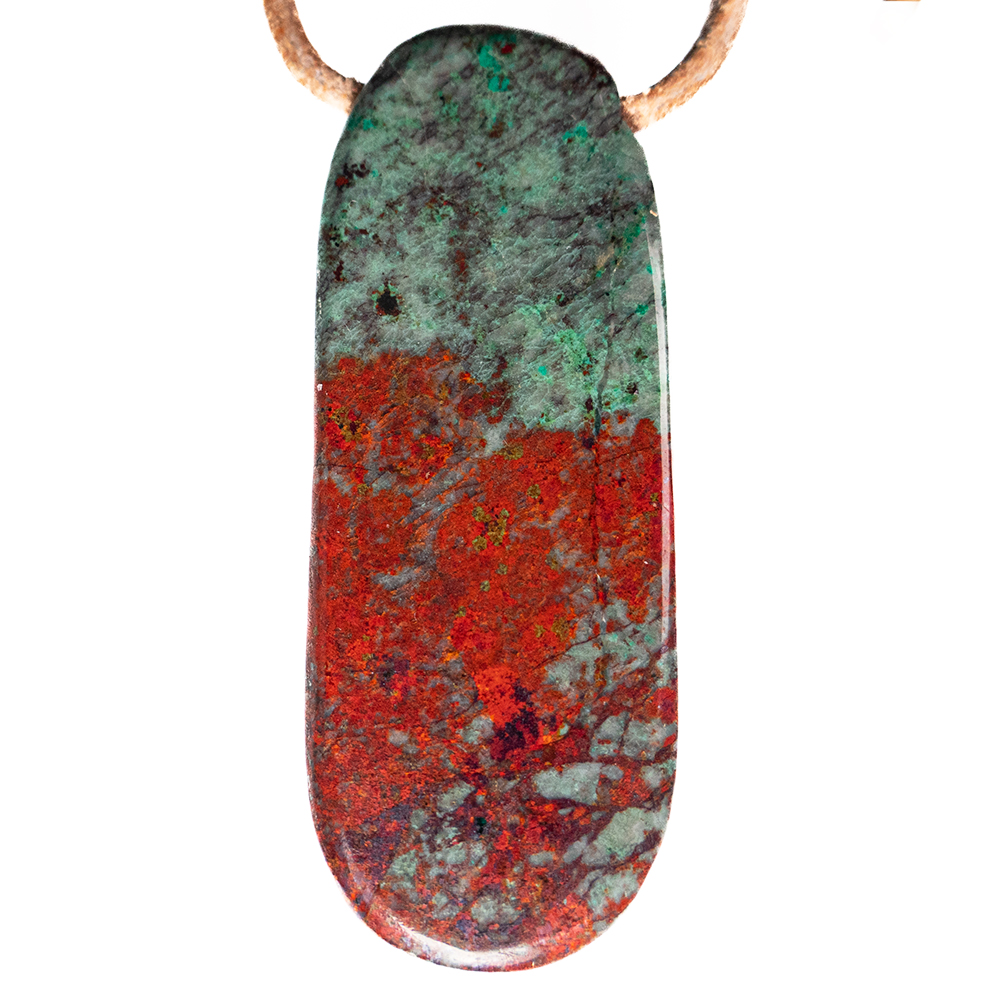 Sonora S☼nrise  (Chrysocoll met Cupriet)  grote hanger 1x UNIEK