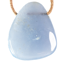 Chalcedoon (Malawi)  hanger Groot 1x UNIEK