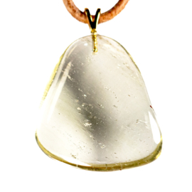 Libisch Woestijnglas - Goud Tektiet  hanger │ 1x UNIEK