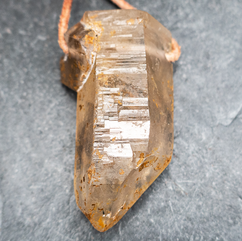 BRANDBERG  Citrienkristal Groot hanger 1x  UNIEK