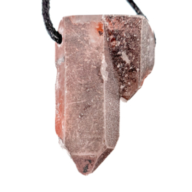 Lithium kwarts Kristalpunt  Groot hanger 1x UNIEK