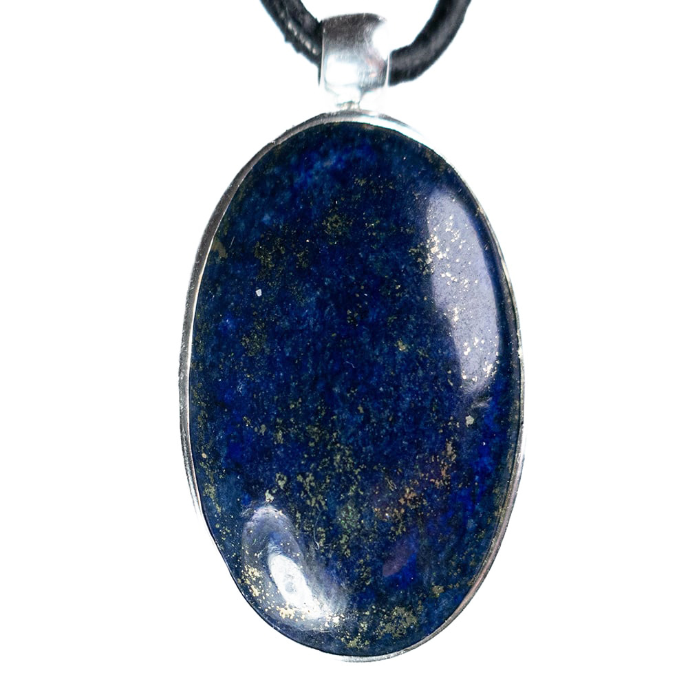 Lapis Lazuli Zilveren hanger | Ovaal 1x UNIEK