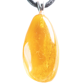 Barnsteen, Amber Groot edelsteen hanger per st.