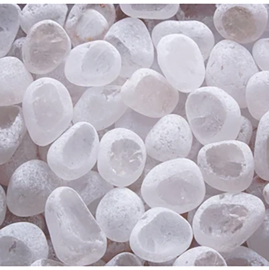 Ema - Emu Eggs: Bergkristal (XL)  Kiezelvensters per. st. *