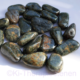 Kyaniet - Distheen groen trommelstenen (XL) p.st.