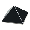Obsidiaan zwart, piramide 4 cm, in Luxe geschenkverpakking