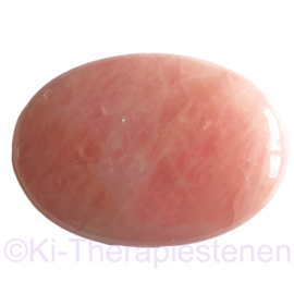 Roze(n)kwarts massagesteen 5x7 cm per st.