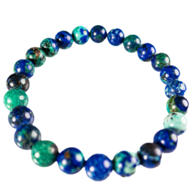 Azuriet Malachiet 8 mm armband │per st.