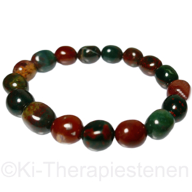 Heliotroop groen-rood armband Barock