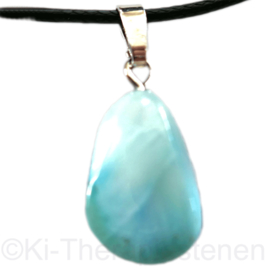 Larimar edelsteen hanger  p.st.