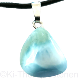 Larimar edelsteen hanger  p.st.