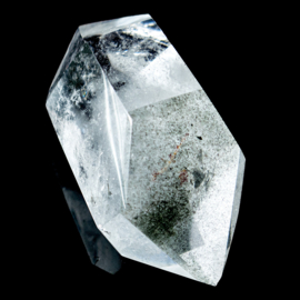 1) Dubbeleinder  Bergkristal  met Chloriet 1x UNIEK