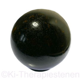 Toermalijn zwart (schorl), Bol ø 6,3 cm 1x uniek ex.