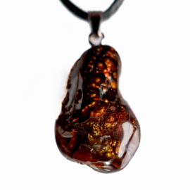 Agaat, 'Vuur Agaat', hanger 1x UNIEK