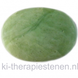 Serpentijn (Chinese Jade)  massagesteen 5x7cm per st.