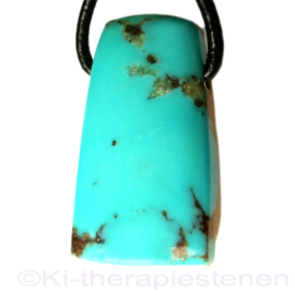 Turquoise 1A kwaliteit 'Mexico'  hanger 1x UNIEK