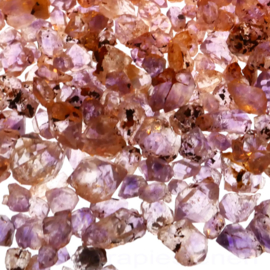 Amethist kleine transparante kristallen (Zambia) 125 gr.
