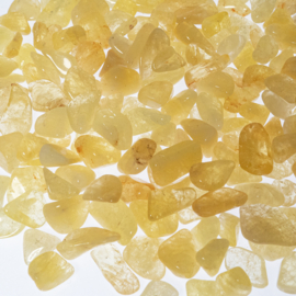 Danburiet, Goud, 'Agni Gold' trommelsteen (XS) 25 gr. zakje