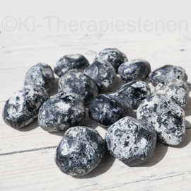 Obsidiaan, zwarte (Apachetraan Obsidiaan) Ruw TS (XL ø 4 cm ) per st.