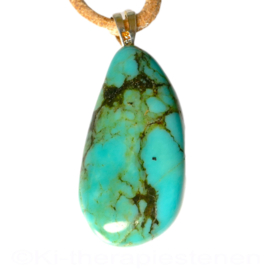 Turquoise  (gestabiliseerd), hanger 1x uniek ex.