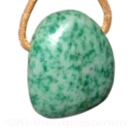 Jadeiet, grote hanger per st.