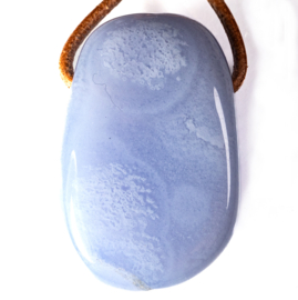 Chalcedoon (Malawi) hanger Groot 1x UNIEK