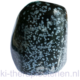 Obsidiaan sneeuwvlok, Jumbo sculptuur 1x uniek ex.