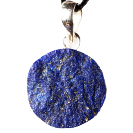 Lapis Lazuli  ruw natuur Zilveren hanger |  1x UNIEK