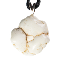 Magnesiet nugget edelsteen hanger  per st.
