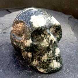 Schedel Preseli, Bluestone, ø 5,9 cm   1x UNIEK (0,15 kilo)