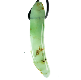 Chrysopraas 1 A kwaliteit edelsteen hanger 1x UNIEK