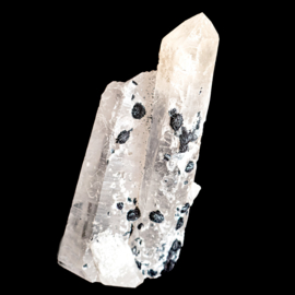 Magische Laserkristal - (Binnen-Mongolië) met Hematiet en coating 1x UNIEK