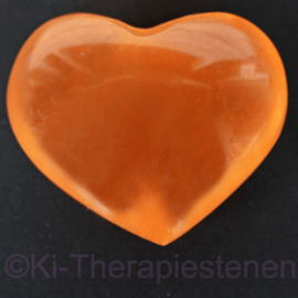 Seleniet Oranje Hart ca 6 cm *(♥ 5=6)