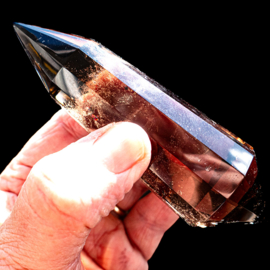 Dubbeleinder Phi-Vogel kristal 12-z., L 11,8 cm │1x UNIEK