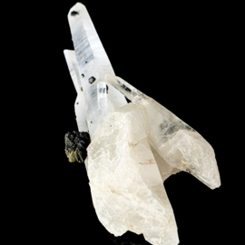 Magische Laserkristal - (Binnen-Mongolië) Twin - Tweeling kristal 1x UNIEK