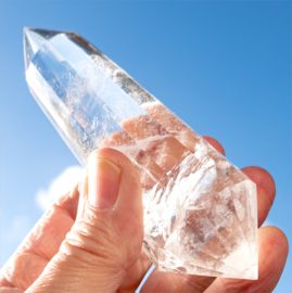 Dubbeleinder  Phi - Vogel kristal 12-z.,  L. 13,5 cm, 0,26 kilo