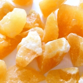 Calciet Oranje  ruw 5 -7 cm (0,25 of 0,5 kilo)
