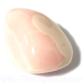 Calciet: Mangano calciet,  trommelsteen (XXL)  1x uniek ex.