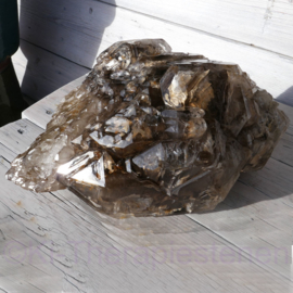 Elestiaal Bergkristal-Rookkwarts  Madagaskar, 13,3 kilo  1x UNIEK