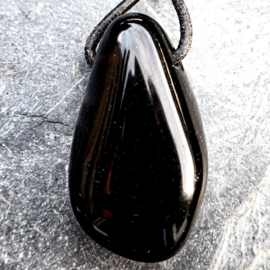 Rookkwarts (Morion) hanger │1x UNIEK