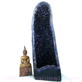 Amethist - Goethiet - Geode 1A kwaliteit  48  kg 82x26x25 cm 1x UNIEK