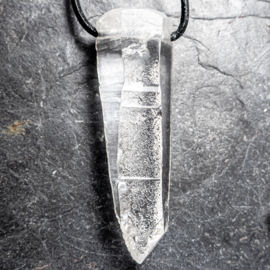 Lemurisch Kristalpunt 1A kwaliteit, L. 6,5 cm 1x UNIEK