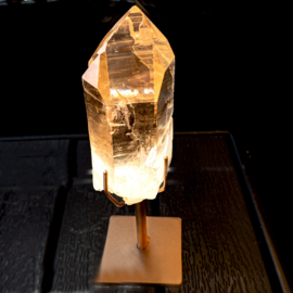 Citrien Kristal (Natuur) op standaard │ 1x UNIEK