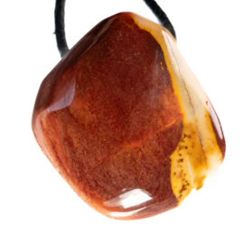 Mookaiet grote hanger geboord 1x UNIEK